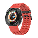 Cinturino per orologio in silicone Ocean Dual Row Hole, For Samsung Galaxy Watch Ultra 47mm / Ultra 2025