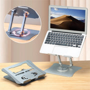 Supporto da tavolo girevole per notebook con dissipazione del calore G69, supporto pieghevole in lega di alluminio per laptop, G69