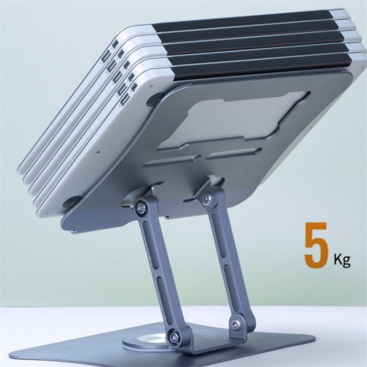 Supporto da tavolo girevole per notebook con dissipazione del calore G69, supporto pieghevole in lega di alluminio per laptop, G69