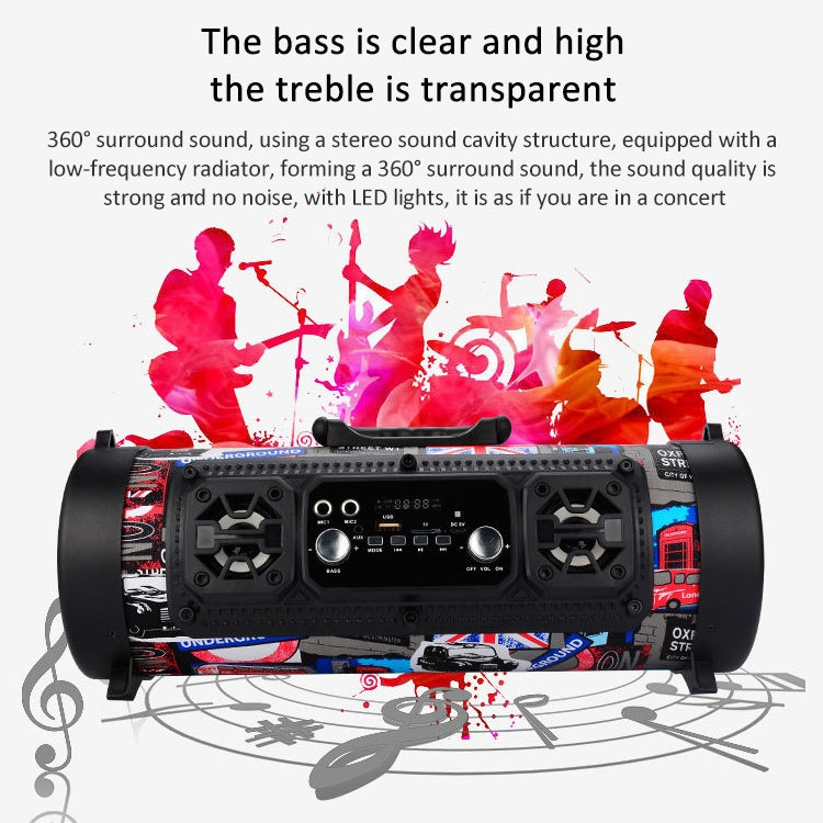 Altoparlante Bluetooth portatile portatile da esterno M17