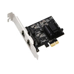 Adattatore di rete Gigabit 2.5G a doppia porta Desktop Chip 8125BG Adattatore di rete Ethernet per server ESXi Diskless PXE