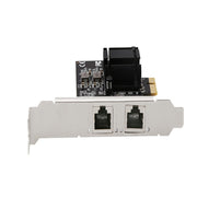 Adattatore di rete Gigabit 2.5G a doppia porta Desktop Chip 8125BG Adattatore di rete Ethernet per server ESXi Diskless PXE