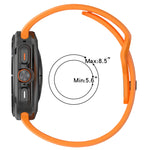 Per Samsung Galaxy Watch Ultra 47 mm fori stile cinturino in silicone tinta unita con fibbia quadrata