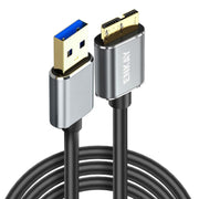 Cavo dati per disco rigido della fotocamera ENKAY USB 3.0 A a USB 3.0 Micro B 5 Gbps, 0.5m, 1m, 1.5m