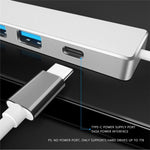 Hub USB 3.0 a Tipo-C con 4 porte per laptop