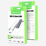 Hub USB 3.0 a Tipo-C con 4 porte per laptop