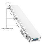 ADS-301C USB-C / Tipo-C a USB-C + USB 3.0 + 3 x USB 2.0 Expander HUB, ADS-301C(Grey), ADS-301C(Silver)