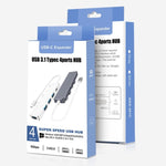 ADS-301C USB-C / Tipo-C a USB-C + USB 3.0 + 3 x USB 2.0 Expander HUB, ADS-301C(Grey), ADS-301C(Silver)