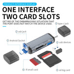 Adattatore OTG ADS-307 USB/Micro/Tipo C per trasferimento dati