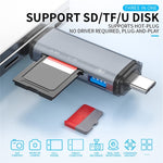 Adattatore OTG ADS-307 USB/Micro/Tipo C per trasferimento dati