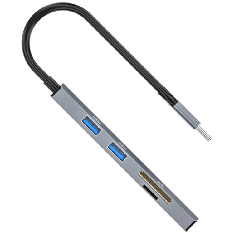 Hub USB-C con 3 porte USB 3.0 e 2 slot per schede SD/TF