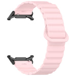 Per Samsung Galaxy Watch Ultra 47mm Spot Pattern Two Color Magnetic Silicone Watch Band
