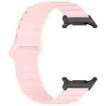 Per Samsung Galaxy Watch Ultra 47mm Spot Pattern Two Color Magnetic Silicone Watch Band