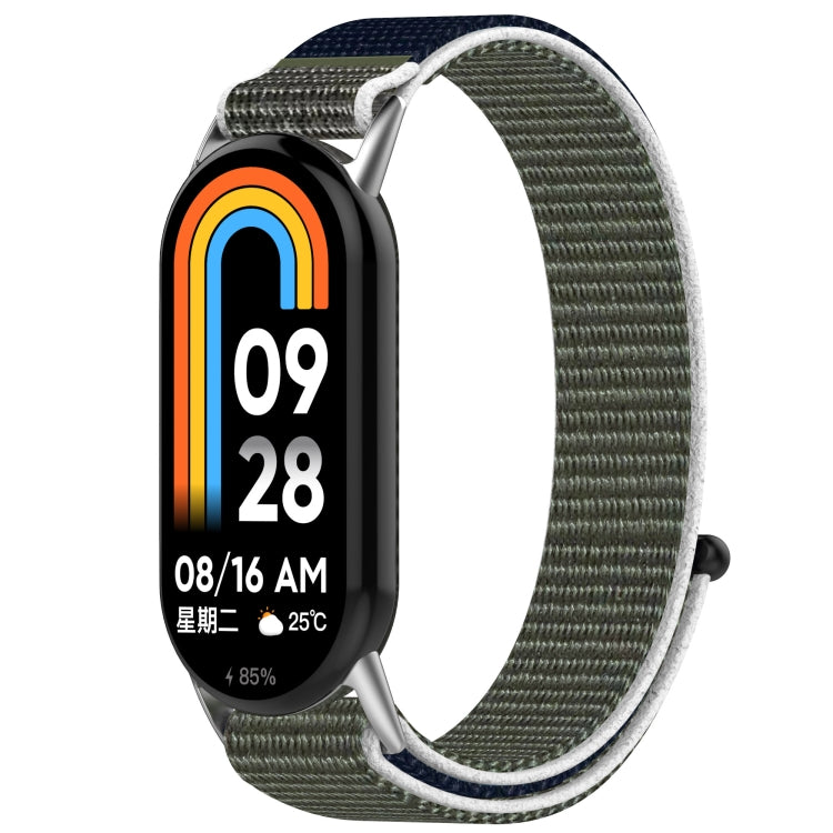 Cinturino per orologio con chiusura a strappo in nylon, For Xiaomi Smart Band 9 / 9 NFC / 8 / 8 NFC