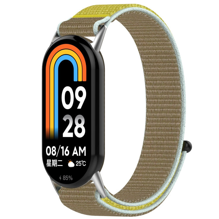 Cinturino per orologio con chiusura a strappo in nylon, For Xiaomi Smart Band 9 / 9 NFC / 8 / 8 NFC