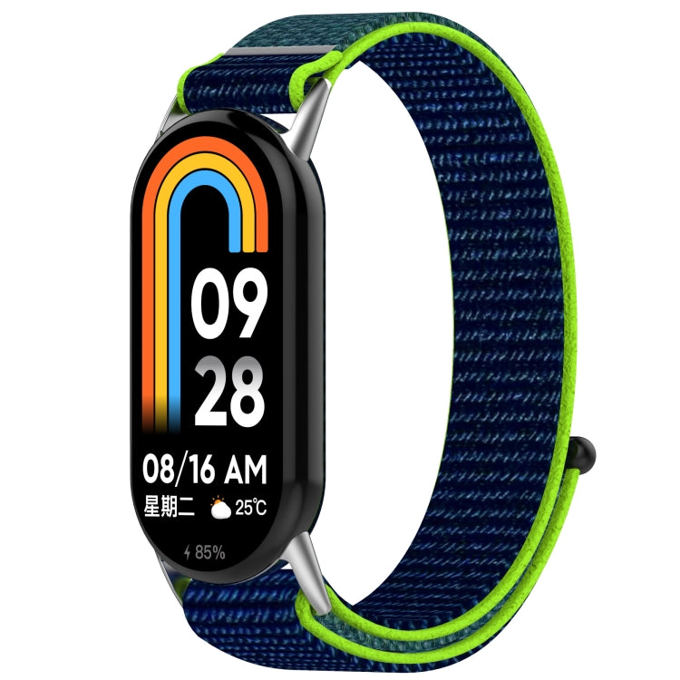 Cinturino per orologio con chiusura a strappo in nylon, For Xiaomi Smart Band 9 / 9 NFC / 8 / 8 NFC