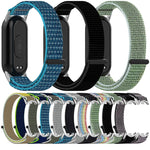 Cinturino per orologio con chiusura a strappo in nylon, For Xiaomi Smart Band 9 / 9 NFC / 8 / 8 NFC
