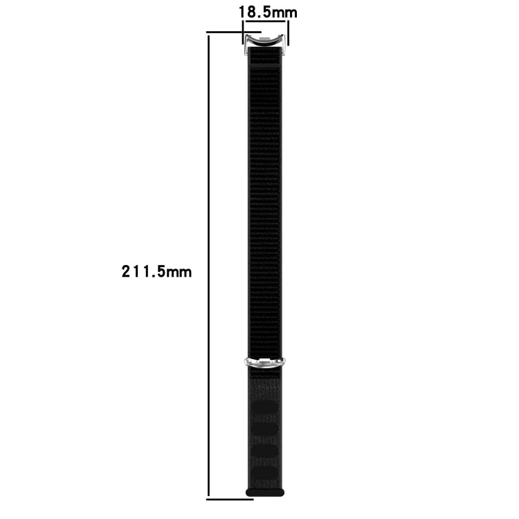 Cinturino per orologio con chiusura a strappo in nylon, For Xiaomi Smart Band 9 / 9 NFC / 8 / 8 NFC