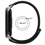 Cinturino per orologio con chiusura a strappo in nylon, For Xiaomi Smart Band 9 / 9 NFC / 8 / 8 NFC