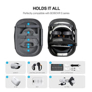 BOBOVR C3 Borsa per il trasporto Meta Quest 3 Custodia rigida per accessori VR, C3