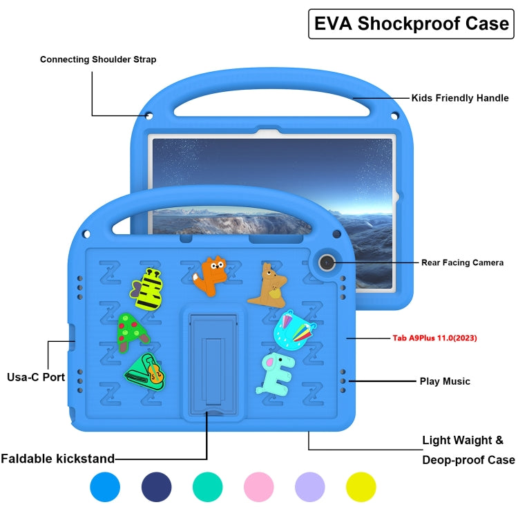 Custodia antiurto per tablet in EVA con motivo a passero dei cartoni animati, For Galaxy Tab A11+ / A9+, For Galaxy Tab A11 / A9, For Galaxy Tab S11 / S10 / S9 / S10 Lite
