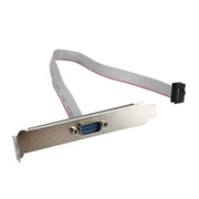 Cavo piatto DB9 9 pin maschio a IDC 10 pin femmina JUNSUNMAY, cavo seriale RS232, intestazione, 28 cm