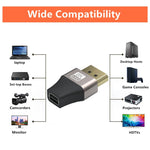 Adattatore DisplayPort maschio a Mini DisplayPort femmina 8K 60Hz