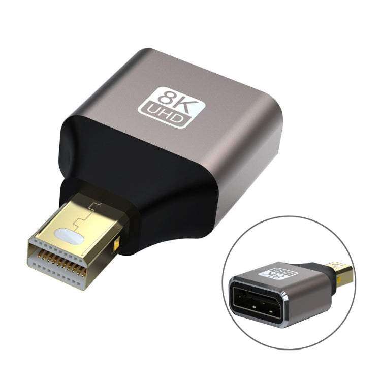 Adattatore convertitore DP da Mini Displayport maschio a Displayport femmina JUNSUNMAY 8K 60Hz, Displayport to Female Displayport Adapter DP