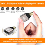 Adattatore Mini DisplayPort maschio a DisplayPort femmina 8K 60Hz