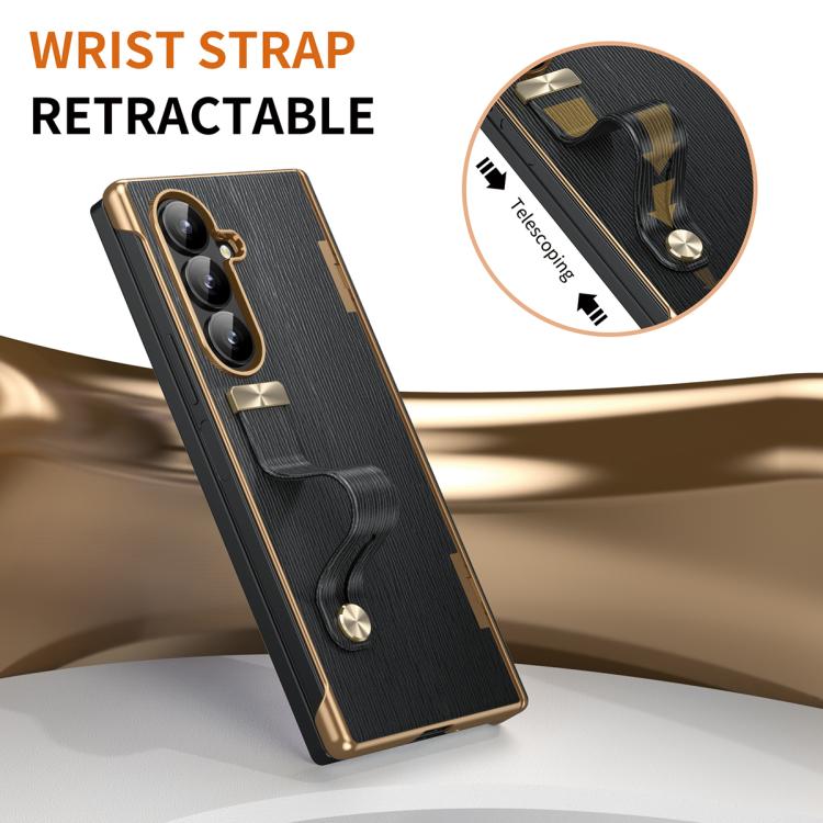 Custodia per telefono con supporto invisibile con cinturino da polso retrattile, For Galaxy Z Fold8 Ultra 5G, For Galaxy Z Fold7, For Galaxy Z Fold6, For Galaxy Z Fold5, For Galaxy Z Fold4, For Galaxy Z Fold3