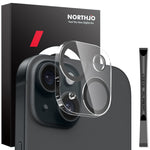 Pellicola protettiva per obiettivo della fotocamera NORTHJO 3D Night Shot in vetro temperato, For iPhone 17e / 16e, For iPhone 17 Pro Max, For iPhone 17 Pro, For iPhone 17, For iPhone Air, For iPhone 16 Pro / 16 Pro Max, For iPhone 16 / 16 Plus        ...
