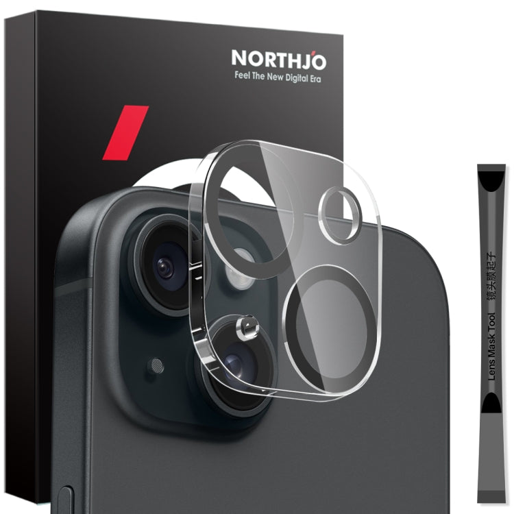 Pellicola protettiva per obiettivo della fotocamera NORTHJO 3D Night Shot in vetro temperato, For iPhone 17e / 16e, For iPhone 17 Pro Max, For iPhone 17 Pro, For iPhone 17, For iPhone Air, For iPhone 16 Pro / 16 Pro Max, For iPhone 16 / 16 Plus        ...