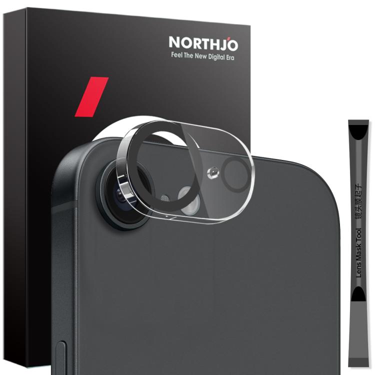 Pellicola protettiva per obiettivo della fotocamera NORTHJO 3D Night Shot in vetro temperato, For iPhone 17e / 16e, For iPhone 17 Pro Max, For iPhone 17 Pro, For iPhone 17, For iPhone Air, For iPhone 16 Pro / 16 Pro Max, For iPhone 16 / 16 Plus        ...