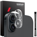 Pellicola protettiva per obiettivo della fotocamera NORTHJO 3D HD in vetro temperato, For iPhone 17e / 16e, For iPhone 17 Pro Max, For iPhone 17 Pro, For iPhone 17, For iPhone Air, For iPhone 16 Pro / 16 Pro Max, For iPhone 16 / 16 Plus                ...