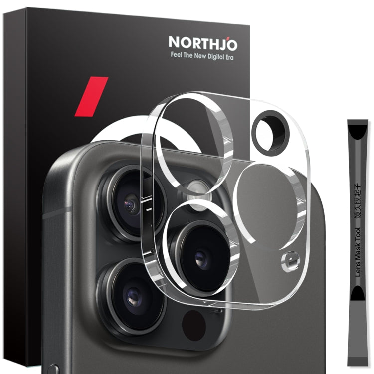 Pellicola protettiva per obiettivo della fotocamera NORTHJO 3D HD in vetro temperato, For iPhone 17e / 16e, For iPhone 17 Pro Max, For iPhone 17 Pro, For iPhone 17, For iPhone Air, For iPhone 16 Pro / 16 Pro Max, For iPhone 16 / 16 Plus                ...
