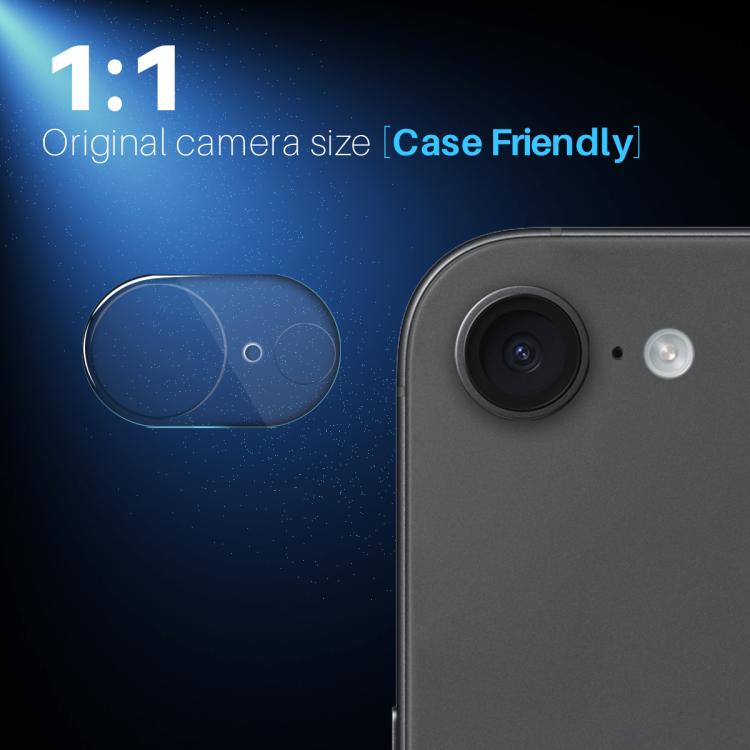 Pellicola protettiva per obiettivo della fotocamera NORTHJO 3D HD in vetro temperato, For iPhone 17e / 16e, For iPhone 17 Pro Max, For iPhone 17 Pro, For iPhone 17, For iPhone Air, For iPhone 16 Pro / 16 Pro Max, For iPhone 16 / 16 Plus                ...