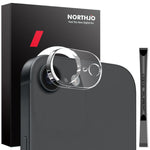 Pellicola protettiva per obiettivo della fotocamera NORTHJO 3D HD in vetro temperato, For iPhone 17e / 16e, For iPhone 17 Pro Max, For iPhone 17 Pro, For iPhone 17, For iPhone Air, For iPhone 16 Pro / 16 Pro Max, For iPhone 16 / 16 Plus                ...