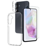 Custodia per telefono in TPU NORTHJO 3 in 1 con protezione per lo schermo e pellicola per l'obiettivo, For Galaxy A57 5G, For Galaxy A37 5G, For Galaxy A27 5G, For Galaxy S25 FE 5G, For Galaxy A56 5G, For Galaxy A26 5G, For Galaxy A36 5G               ...