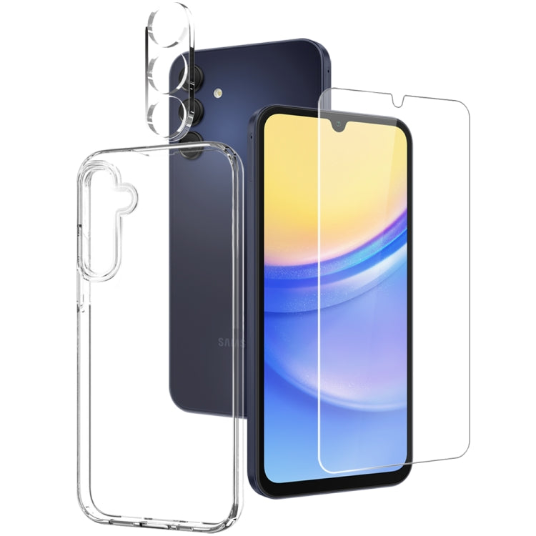 Custodia per telefono in TPU NORTHJO 3 in 1 con protezione per lo schermo e pellicola per l'obiettivo, For Galaxy A57 5G, For Galaxy A37 5G, For Galaxy A27 5G, For Galaxy S25 FE 5G, For Galaxy A56 5G, For Galaxy A26 5G, For Galaxy A36 5G               ...