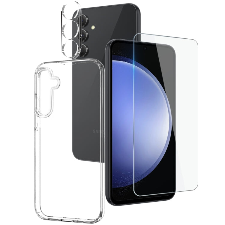 Custodia per telefono in TPU NORTHJO 3 in 1 con protezione per lo schermo e pellicola per l'obiettivo, For Galaxy A57 5G, For Galaxy A37 5G, For Galaxy A27 5G, For Galaxy S25 FE 5G, For Galaxy A56 5G, For Galaxy A26 5G, For Galaxy A36 5G               ...