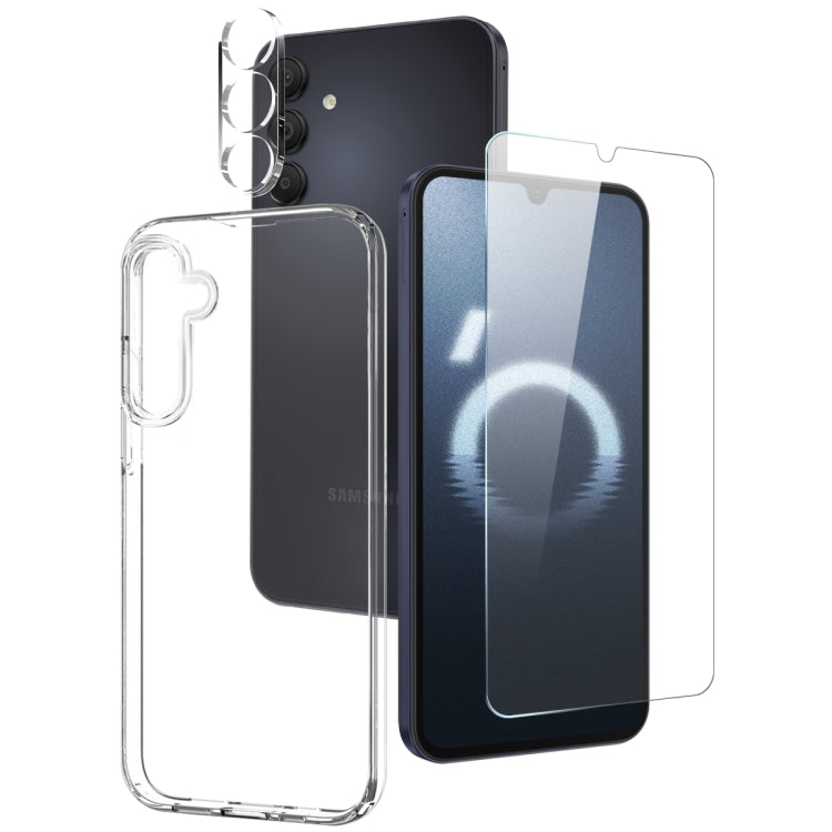 Custodia per telefono in TPU NORTHJO 3 in 1 con protezione per lo schermo e pellicola per l'obiettivo, For Galaxy A57 5G, For Galaxy A37 5G, For Galaxy A27 5G, For Galaxy S25 FE 5G, For Galaxy A56 5G, For Galaxy A26 5G, For Galaxy A36 5G               ...