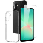 Custodia per telefono in TPU NORTHJO 3 in 1 con protezione per lo schermo e pellicola per l'obiettivo, For Galaxy A57 5G, For Galaxy A37 5G, For Galaxy A27 5G, For Galaxy S25 FE 5G, For Galaxy A56 5G, For Galaxy A26 5G, For Galaxy A36 5G               ...