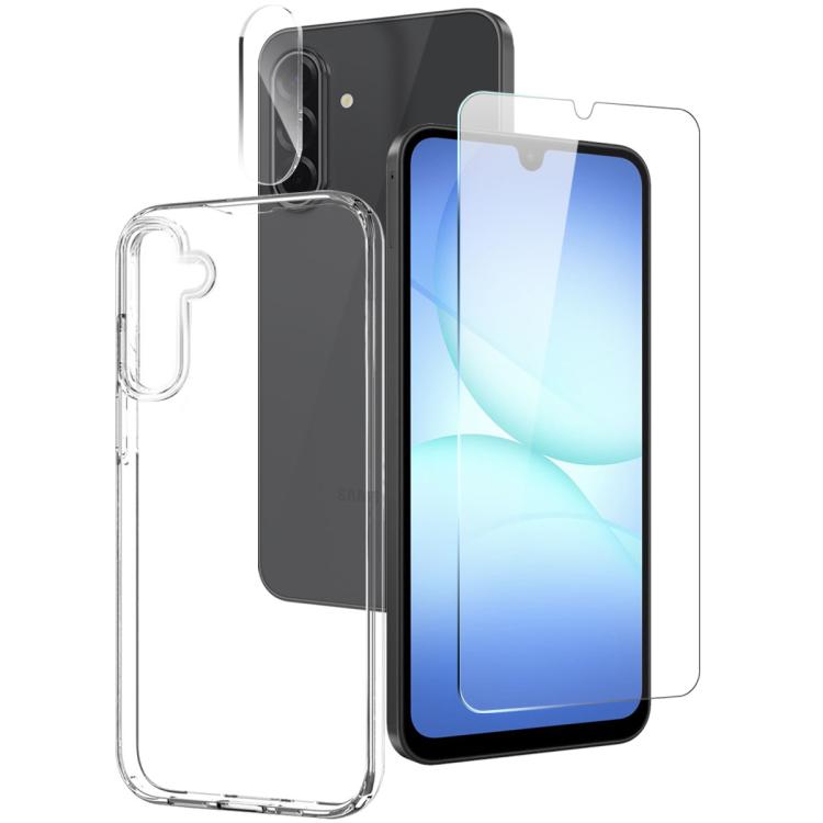 Custodia per telefono in TPU NORTHJO 3 in 1 con protezione per lo schermo e pellicola per l'obiettivo, For Galaxy A57 5G, For Galaxy A37 5G, For Galaxy A27 5G, For Galaxy S25 FE 5G, For Galaxy A56 5G, For Galaxy A26 5G, For Galaxy A36 5G               ...