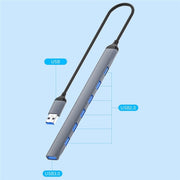 ADS-303A Hub di espansione USB 3.0/2.0 per trasmissione dati Dock Station Adattatore USB a 7 porte, ADS-303A