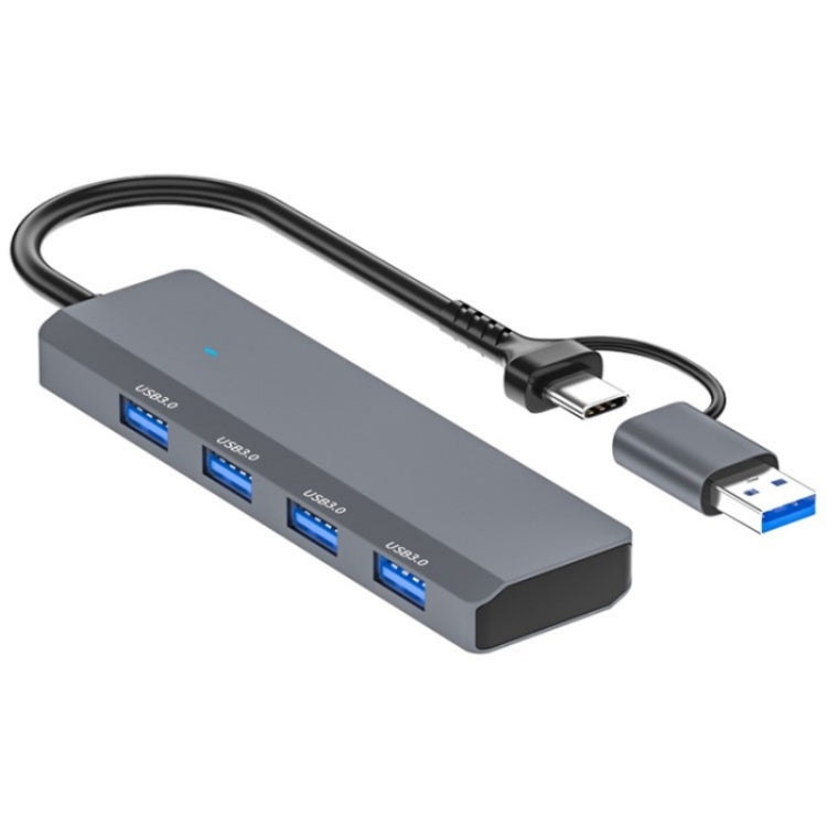 ADS-305D USB / Type-C a USB3.0 4 porte USB HUB Computer Laptop Adapter Docking Station, ADS-305D