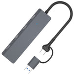 ADS-305D USB / Type-C a USB3.0 4 porte USB HUB Computer Laptop Adapter Docking Station, ADS-305D