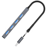 ADS-305D USB / Type-C a USB3.0 4 porte USB HUB Computer Laptop Adapter Docking Station, ADS-305D