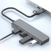ADS-305D USB / Type-C a USB3.0 4 porte USB HUB Computer Laptop Adapter Docking Station, ADS-305D
