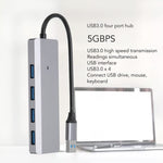 ADS-305A Adattatore per laptop USB HUB USB 3.0 in lega di alluminio a 4 porte USB Docking Station, ADS-305A
