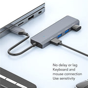 ADS-305A Adattatore per laptop USB HUB USB 3.0 in lega di alluminio a 4 porte USB Docking Station, ADS-305A